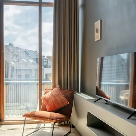 Serene Oasis With Balcony In Apartment Ghent